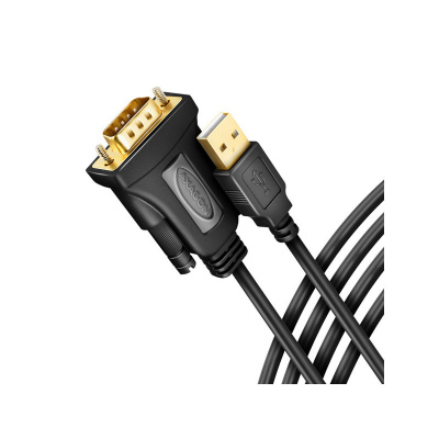 AXAGON ADS-1PQN, USB-A 2.0 - sériový RS-232 DB9-M FTDI adaptér / kabel 1.5m (ADS-1PQN)