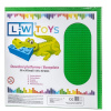 L-W Toys Velká podložka na stavění 50x50 zelená