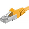 Premiumcord sp6asftp002Y Patch, CAT6a S-FTP, RJ45-RJ45, AWG 26/7, 0,25m žlutý