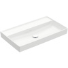 Villeroy & Boch COLLARO - Umývadlo na skrinku 800x470x160 mm, bez prepadu, biela Alpin 4A338301