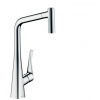 Hansgrohe Dřezová baterie Metris M71 s vytahovací sprškou chrom 14820000