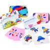 JOKO skladacie puzzle - Tangram Montessori skladačka s výukou anglického jazyka