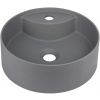 Deante Silia, umývadlo na dosku s otvorom na batériu 360x360x125mm, antracitová metalíza, DEA-CQS_TU4B