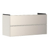 Hansgrohe Xevolos E - Umývadlová skrinka 118x58x48 cm, 2 zásuvky, matná béžová/metalická béžová 54185790