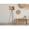 Dizajnová stojacia lampa z masívneho dreva E27/60W - WRE191