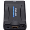 ADAPTÉR NA PREVODNÍK SCART NA HDMI AV EURO SCART-HDMI FULL HD 1080P + KÁBEL