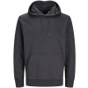 JACK & JONES 3902 / Unisex mikina s kapucňou - asphalt grey XL
