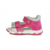 Dievčenské kožené sandále D.D. Step AC64-461A Dark Pink 20-25