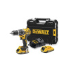 DEWALT Akumulátorová príklepová vŕtačka 18 V bez uhlíkovej kefy (2 x 2 Ah + nabíjačka) DCD796D2