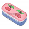 Školský peračník Pencil Box Cherry Pink Jeune Premier ergonomický luxusné prevedenie 22*7 cm