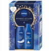 Nivea Moment of Care Nivea Creme Care upokojujúci sprchový gél 250 ml + Nivea Body Milk výživné telové mlieko 250 ml kozmetická sada