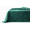 Prikrývka na posteľ - Blocate Room99 Polyester 260 x 240 cm odtiene zelenej (Bedspread 240x260 prešívaná leila tmavo zelená)