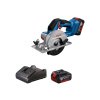 BOSCH Akumulátorová kotúčová píla GKS 18V-51 (2 x 4,0 Ah batéria + nabíjačka)