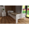 Posteľ Bohdana 80 x 200 cm biela masív borovice + rošt ZADARMO