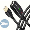 AXAGON ADR-220, USB 2.0 A-M -> A-F aktívny predlžovací / opakovací kábel, 20 m ADR-220