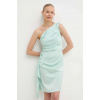 Ľanové šaty Marella 2413221262200 tyrkysová 36
