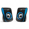 Genius reproduktory SP-Q180, 2.0, 6W, čierno modré, regulácia hlasitosti, stolový, 150Hz-20kHz 31730026403