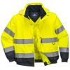 PORTWEST HI-VIS BUNDA 2v1 C468 / Zateplený reflexný bomber 2v1 - HV žltá XXXL