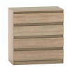 4 šuplíková komoda HANY NEW 004 Farba: Dub sonoma