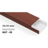 Mutlusan Lišta inštalačná PVC 16X16mm mahagón 001 007 016016 20 05