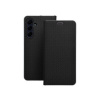 Kožené knižkové puzdro luna carbon pre Xiaomi Redmi Note 11/11s čierne
