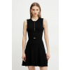 Šaty Marciano Guess GIADA čierna farba, midi, áčkový strih, 5GGK26 5874Z 5GGK26.5874Z 42