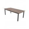 Doppler EXPERT WOOD Plus - záhradný rozkladací hliníkový stôl 220/280 x 100 x 75,5 cm