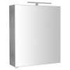 Sapho RIWA galérka s LED osvetlením, 60x70x17cm, dub strieborný RIW060-0011