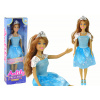 LEAN Toys Modrá bábika Anlily Princess Snow Queen