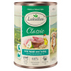 Výhodné balenie Lukullus Adult 24 x 400 g - divoký králik a morčacie
