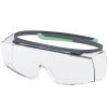 uvex super OTG planet 9169295 ochranné okuliare vr. ochrany pred UV žiarením sivá, zelená; 9169295