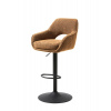 Unique Barová stolička Cowley s nastavením výšky, škoricová (55050002)