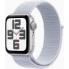Apple Watch SE GPS 40mm Silver Aluminium Case with Blue Cloud Sport Loop MXEE3QC/A