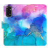 Flip pouzdro iSaprio - Xiaomi Redmi Note 11 / Note 11S - BluePink Paint - kapsičky na karty (Knížkový flip kryt, obal, pouzdro iSaprio na mobil Xiaomi Redmi Note 11 / Note 11S - BluePink Paint - 360°