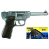 Alltoys Policejní pistole stříbrná kovová