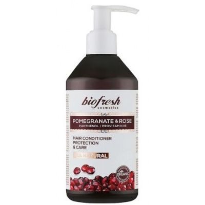Bio Fresh Cosmetic Ochranný kondicionér na vlasy s panthenolom a B5 Pomegranate & Rose 250ml