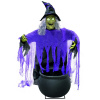 Halloween čarodějnice s hrncem, 140 cm