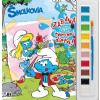 Vymaľovanka A4 s vodovými farbami/ Šmolkovia