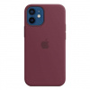 Apple iPhone 12 mini Silicone Case with MagSafe, plum MHKQ3ZM/A