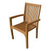 Asko a.s. RIVIERA - stohovacie záhradné kreslo natural, teak