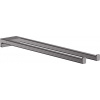 Hansgrohe AddStoris - Držiak uterákov dvojitý, dĺžka 450 mm, kefovaný čierny chróm 41770340