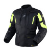 REBELHORN HARDY II čierna / žltá motocyklová bunda 7XL