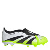 adidas Predator League Fold-Over Tongue Junior Firm Ground Football Boots White/Blk/Lemon 4 (36.5)