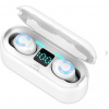 Bomba Bezdrôtové handsfree slúchadlá s PowerBank F9pro MiniPods BT 5.0 Farba: Biela F9_WHITE