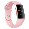 BStrap Silicone Large remienok na Fitbit Charge 3 / 4, sand pink SFI007C11