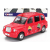 Corgi Austin London Taxi Lti Tx4 2007 - The Beatles - Vianočný taxík 1:36 Tmavo ružová