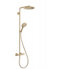 HansGrohe Raindance Select S - Sprchový set Showerpipe s termostatom, 1 jet, kefovaný bronz 27633140