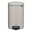 Brabantia Pedálový kôš NewIcon 12L svetlo šedá