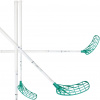 Unihoc UNILITE PRO 27 white/turq CLASSIC biela / strieborná, Ľavá (ľavá ruka dole), 100cm (=110cm)