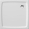 Ravak Galaxy Pro Flat štvorcová sprchová vanička 80x80 cm biela XA034411010